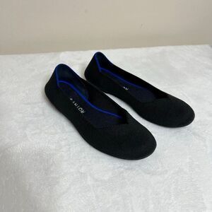 Rothy’s The Black Flats Round Toe 7.5 Women
